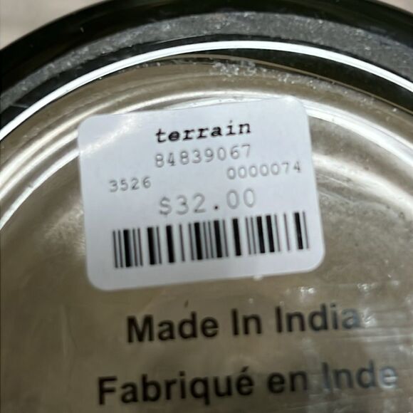 Terrain Glass Tall Vase Green Grey New - Picture 4 of 6